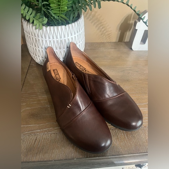 PIKOLINOS Dark Brown Leather Clogs Size 8.5 - Picture 3 of 13